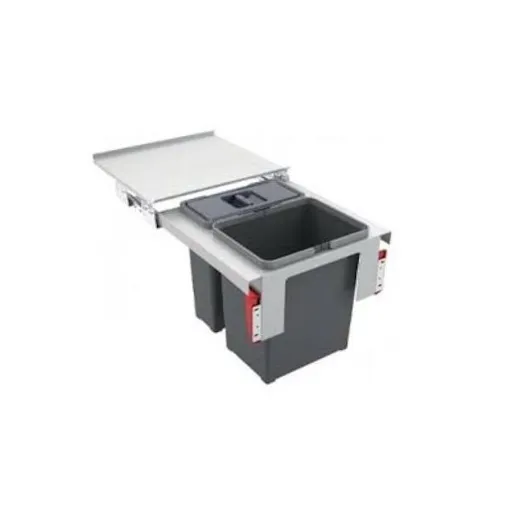 Odpadkový kôš, sorter zabudovateľný Franke 30 l sivá mat 121.0200.692