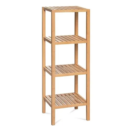 Bambusový regál Wellington, 4 police, 4 poschodia