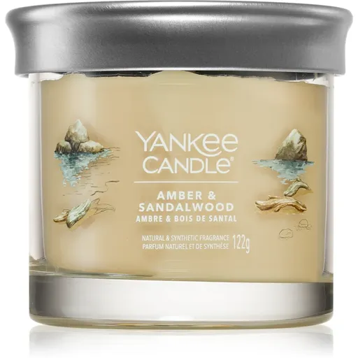 Yankee Candle Amber & Sandalwood vonná sviečka 122 g