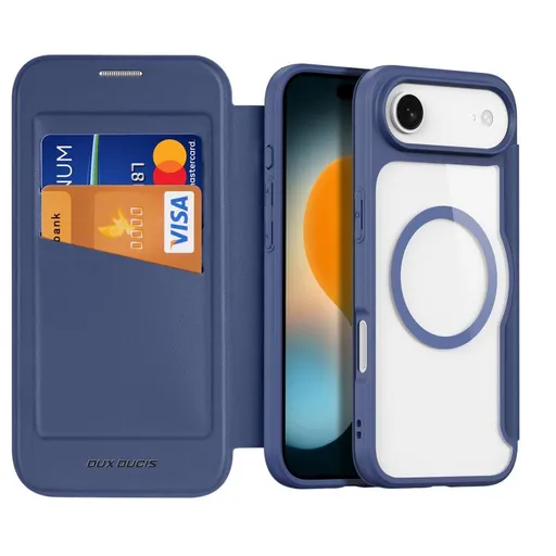 DUX X PRO Zaklápacie puzdro s MagSafe pre Apple iPhone Air modré