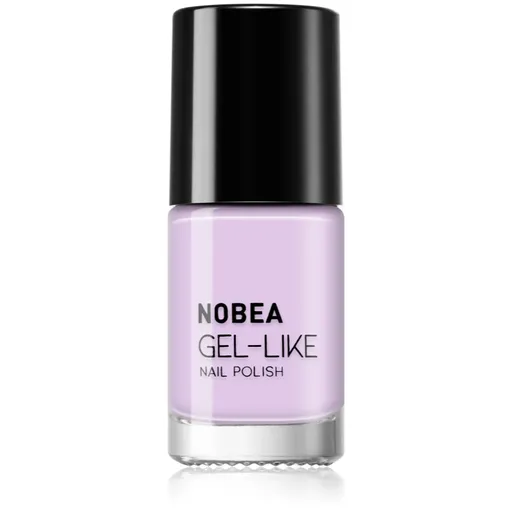 NOBEA Day-to-Day Gel-like Nail Polish lak na nechty s gélovým efektom odtieň Soft lilac #N05 6 ml