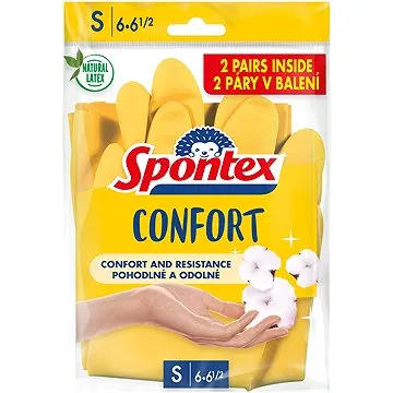 SPONTEX Comfort veľkosť S, 2 páry (3384121091565)