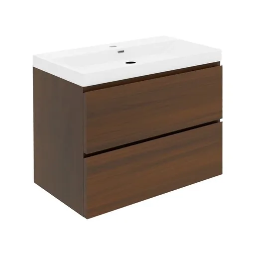 Kúpeľňová skrinka s umývadlom SAT B-Way 59x50x45 cm orech mat BWAY260NUTU4