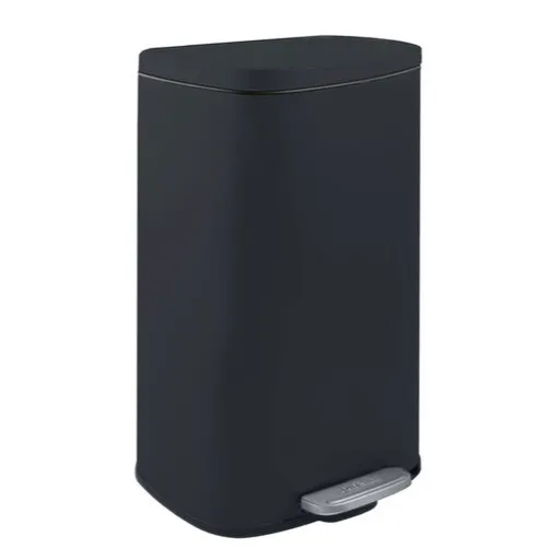 Spirella Spirella pedálový odpadkový kôš akira matná čierna oceľ soft-close 30 l 10.21568