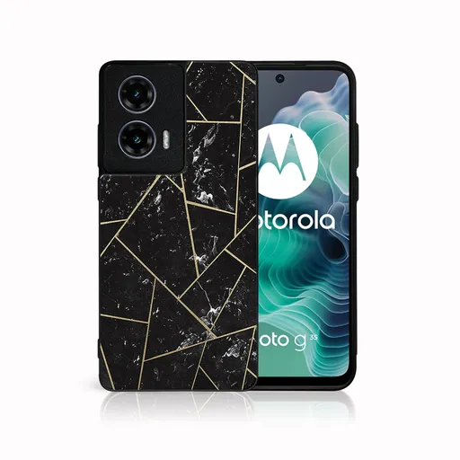 MY ART Ochranný kryt pre Motorola Moto G35 5G POLYGONAL (150)