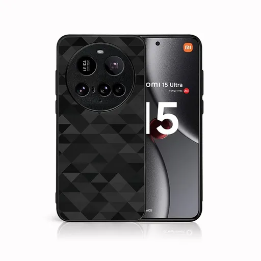 MY ART Ochranný kryt pre Xiaomi 15 Ultra BLACK TRIANGLES (232)