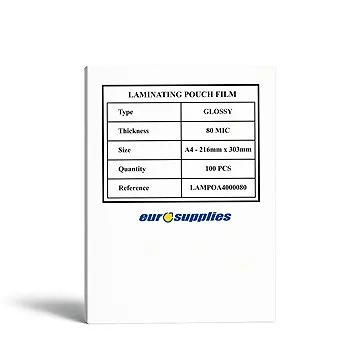 EUROSUPPLIES A4/160 lesklá – balenie 100 ks (lampoa4000080)