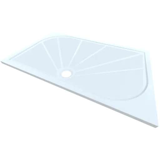 Sprchová vanička obdĺžniková SAT Limnew 140x90 cm liaty mramor LIMNEW14090