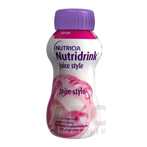 NUTRIDRINK Juice Style s príchuťou jahodovou 4x200 ml