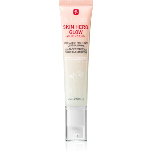 Erborian Skin Hero Glow Non-tinted Perfector ľahký pleťový krém pre rozjasnenie a hydratáciu 40 ml