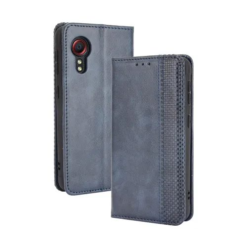 BUSINESS Peňaženkový kryt Samsung Galaxy Xcover 5 modrý