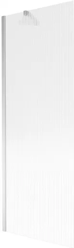 MEXEN/S - Next vaňová zástena FIX 70 x 150, prúžky, chróm 895-070-000-00-09-01