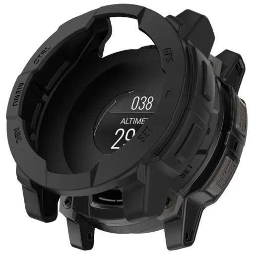TPU HALF COVER Kryt pre Garmin Instinct 3 AMOLED 50mm čierny