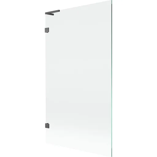 MEXEN/S - Lunar L vaňová zástena FIX 100 x 150, transparent, grafit kartáčovaná 897L-100-000-66-00