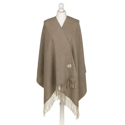 Hladký šál v tmavo-šedej farbe v darčekovej krabičke - Peterson