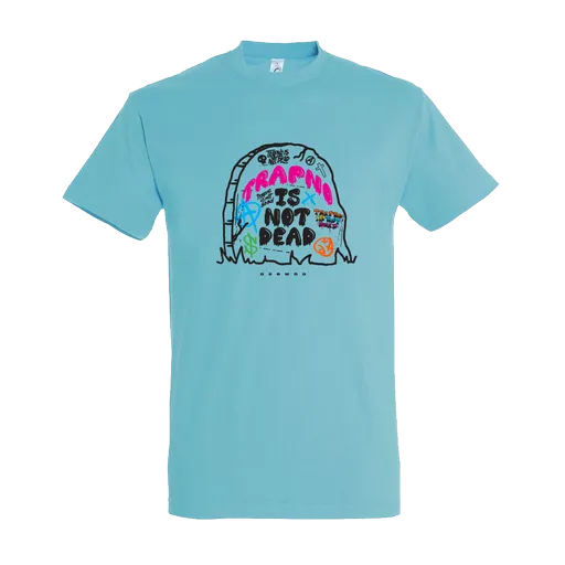 Desmod tričko Trapno Tombstone Bledomodrá S