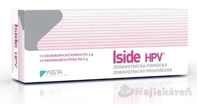 Iside Hpv vaginálne čapíky 14 x 2 g