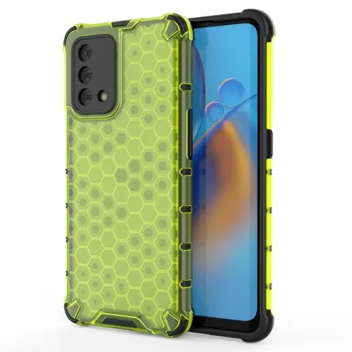 HONEYCOMB Ochranný kryt Oppo A74 zelený
