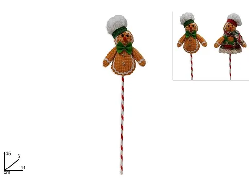 MAKRO - Dekorácia vianočná zápich rôzne druhy