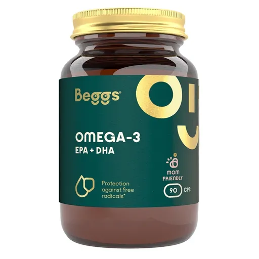 BEGGS Omega 3 a EPA + DHA 90 kapsúl