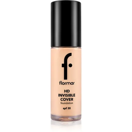 flormar HD Invisible Cover Foundation ľahký make-up s rozjasňujúcim účinkom SPF 30 odtieň 040 Light Ivory 30 ml