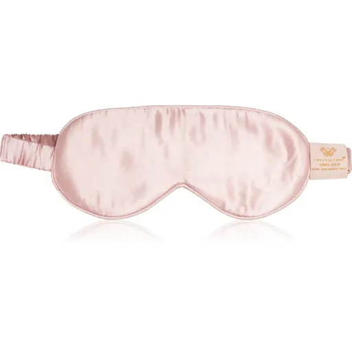 Crystallove Silk Eye Mask maska na spanie Rose 1 ks