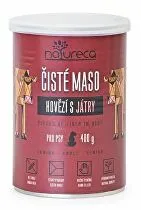 NATURECA cons. hovädzie mäso s pečeňou pre psov 400g