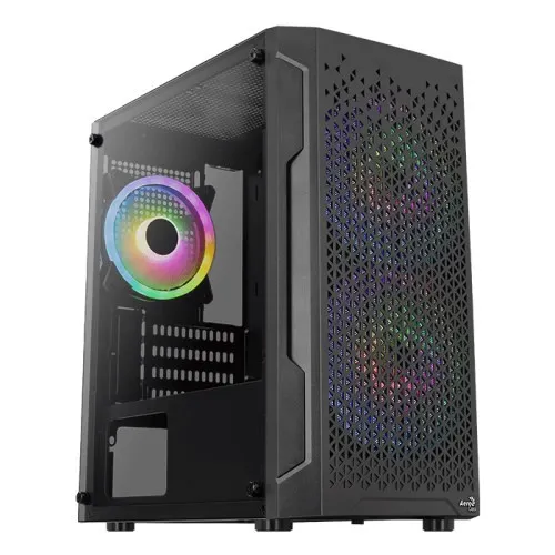 AEROCOOL skriňa MC G Trinity, Micro tower, 1x USB 3.0, 1x USB 2.0, 2x audio, bez zdroja