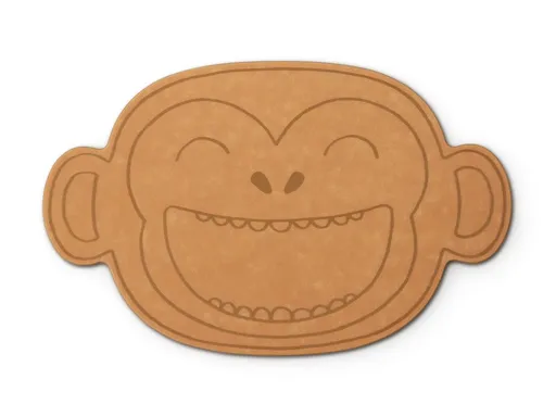 CONTINENTA Detská doska na krájanie/servírovanie - Continenta Duracore Kids - Opica