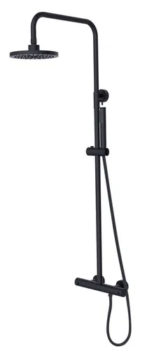 BESCO - Termostatický nástenný set Decca / ILLUSION čierna BABPDITCZ