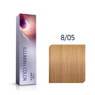 Wella Professionals Illumina Color profesionálna permanentná farba na vlasy 8/05 60 ml