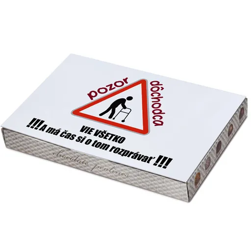 Bonboniera Pozor dôchodca