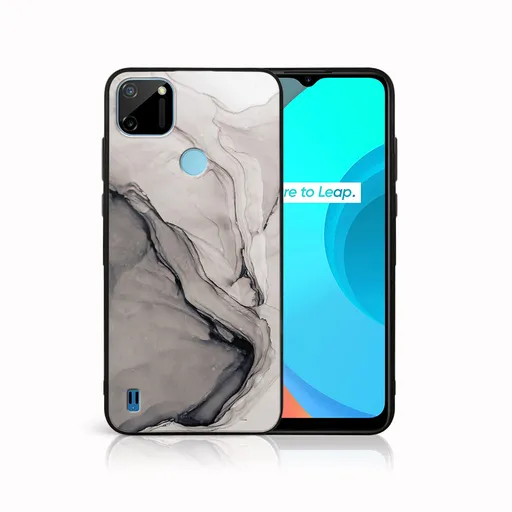 MY ART Silikónový obal Realme C11 BLACK INK (146)