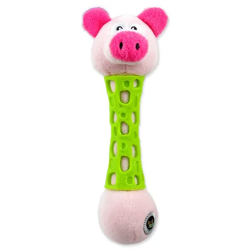 Be Fun TPR + plyš prase puppy 17 cm