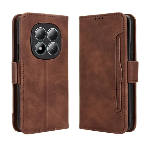 SLOT Peňaženkový obal pre Xiaomi Redmi Note 15 Pro+ 5G / POCO M8 Pro 5G hnedý