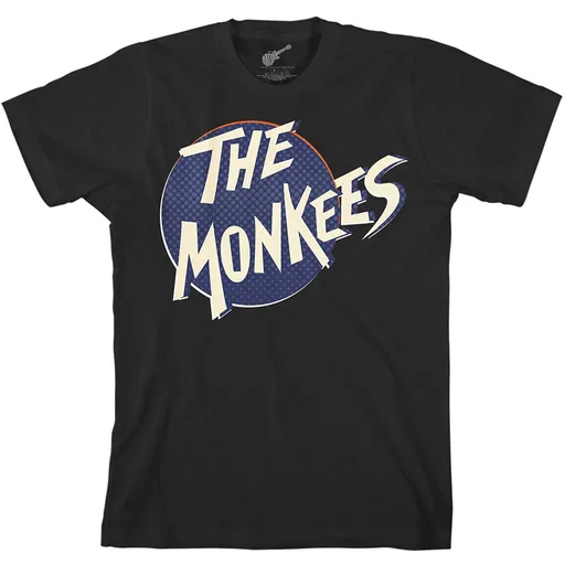 The Monkees tričko Retro Dot Logo Čierna XXL