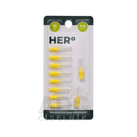 HERBADENT HERo ELECTRA Medzizubná kefka 0,6 mm