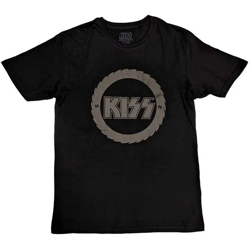 Kiss tričko Buzzsaw Logo Čierna S