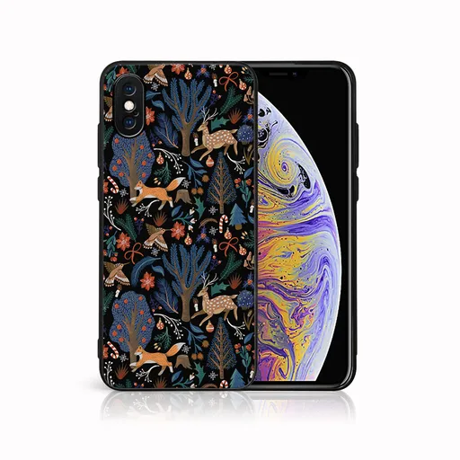 MY ART Kryt s vianočným dizajnom Apple iPhone X / XS WINTER (071)