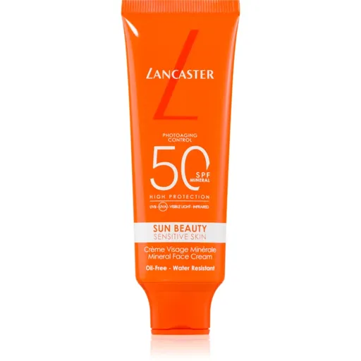 Lancaster Sun Beauty Mineral Face Cream opaľovací krém na tvár SPF 50 50 ml