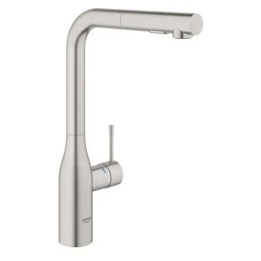 Grohe Essence New drezová batéria s vyťahovacou sprškou supersteel 30270dc0 G30270DC0
