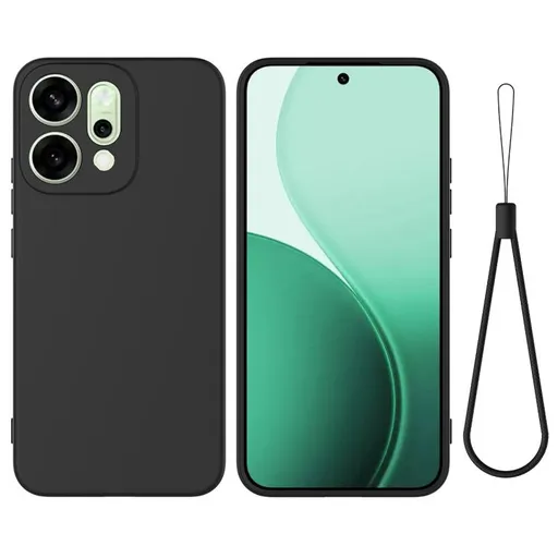 RUBBER Ochranný obal pre Oppo Reno14 5G čierny
