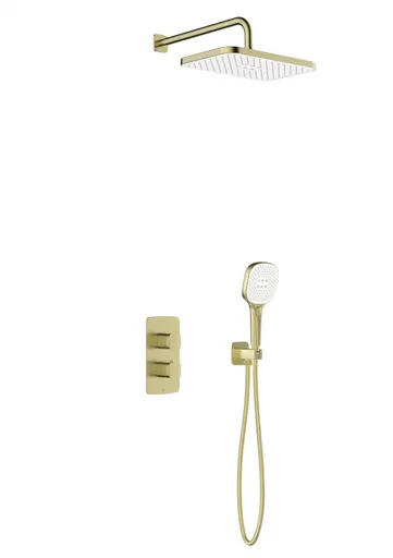 KFA KFA - Malaga sprchový set, termostatický, podomietkový, PVD brushed gold 5759-501-31