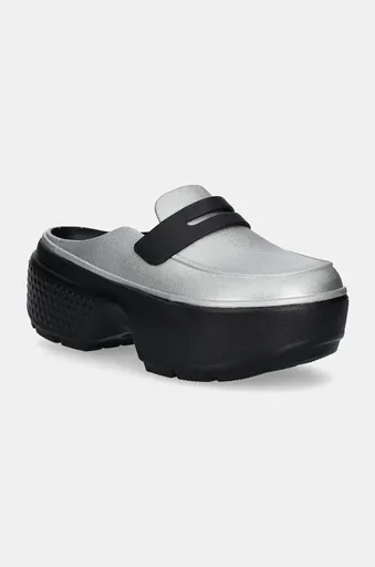 Šľapky Crocs Stomp Metallic Loafer Clog