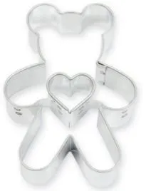 SMOLÍK COOKIE - Vykrajovačka medveď/srdce