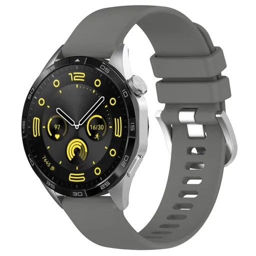 SILICONE Vymeniteľný remienok pre Huawei Watch GT 5 Pro 46mm / GT 6 Pro 46mm tmavošedý