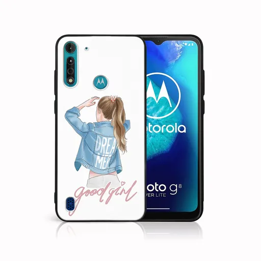 MY ART Ochranný kryt pre Motorola Moto G8 Power Lite GOOD GIRL (130)