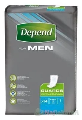 DEPEND FOR MEN inkontinenčné vložky pre mužov 14ks