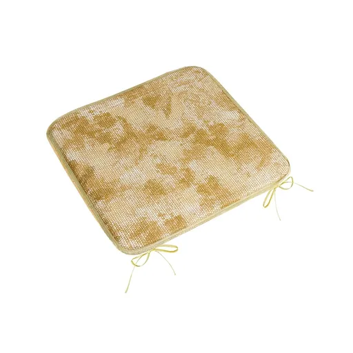 Bellatex Sedák Adela hladký Hadia koža hnedá, 40 x 40 cm