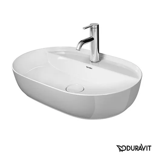 Duravit Luv umývadlo na dosku 60x40 cm otvor pre batériu, bez prepadu 0380600000